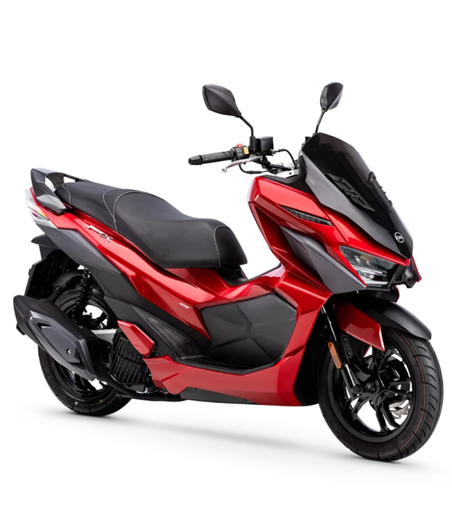 med width sym novedad 2022 jetx 125 moto scooter rojo