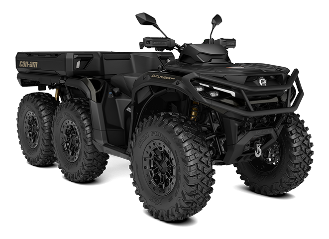 ORV ATV Can Am MY26 Can Am Outlander 6x6 Backcountry 1000R T2B Stealth Black 0002JTA00 34FR CE